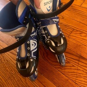 Sporto Kids Roller Skates in Blue and Black